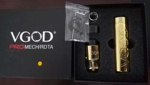 VGOD Pro Mech Mod 24mm Diameter vape mod 5 Large Vent Holes