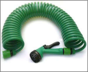 15m Garden Coil Hose Set