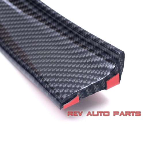 Carbon Fiber Looking Decoration SAMURAI Universal Rear Spoiler W: 3.5cm L:1.5m