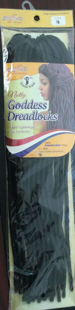 Sistar Natty Goddess Dreadlocks Hair 1B