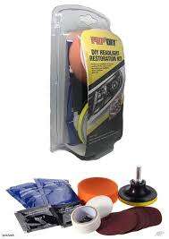 Car Headlight Lens Restoration Kit