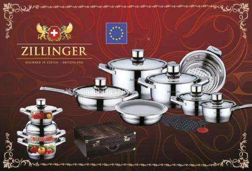 Ziillinger 21pcs Cookware Set Inspired By S.L.G Germany