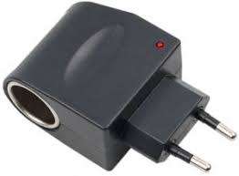 VEHICLE POWER INVERTERS 220V AC / DC TO 12V DC WITH CAR CIGARETTE LIGHTER SOCKET ADAPTER