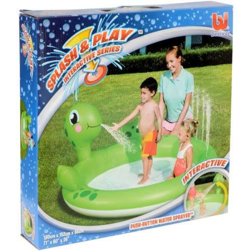 Bestway Splash & Play Turtle Water Spray Pool