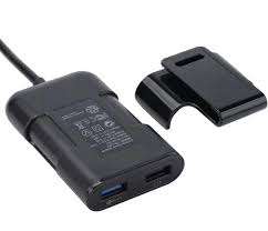 C80 Car Charger 48W 9.6A 4-port USB Car Cable Socket Charger Cables