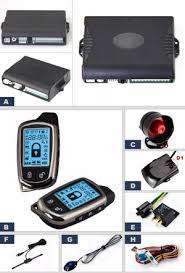 2 Way Vehicle Car Alarm Security Protection Keyless Entry System with 2 Remotes 1068