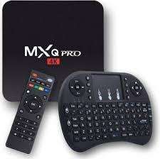 Android TV Box 4K Quad Core Android 7.1 - MXQ PRO With Free Remote Keyboard