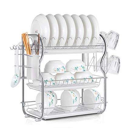 Dish Drying Rack 3-Tier Dish Rack