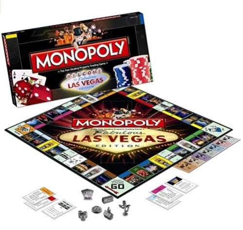 Monopoly Fast Dealing Property Trading Game las Vegas Edition