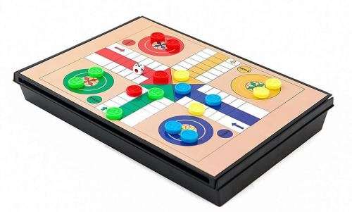 5-in-1 Magnetic Multipurpose Chess Set- Play 5 Games on One Board