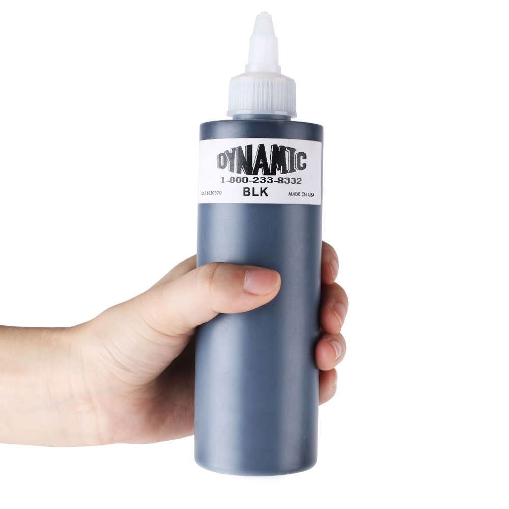 Dynamic Black Tattoo Ink 240ml (8 Ounce)