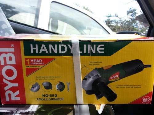 New Ryobi Angle Grinder