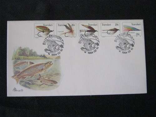 1984 Transkei Fishing Flies 5th Series FDC # 1.33 A
