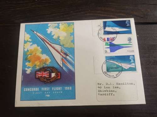 1969 GB The First Flight of the Prototype `Concorde` FDC