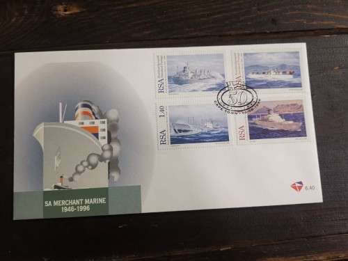 SOUTH AFRICA Cover - Merchant Marine 1996