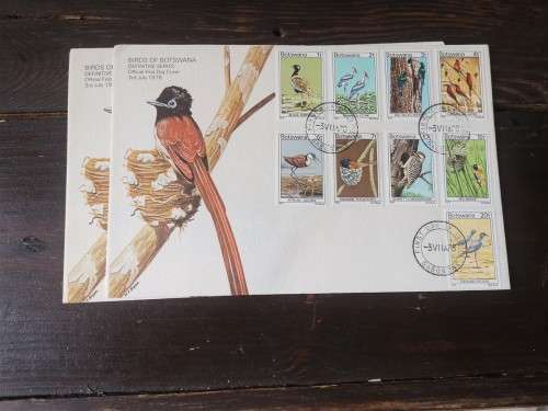 1978 Botswana Birds FDC