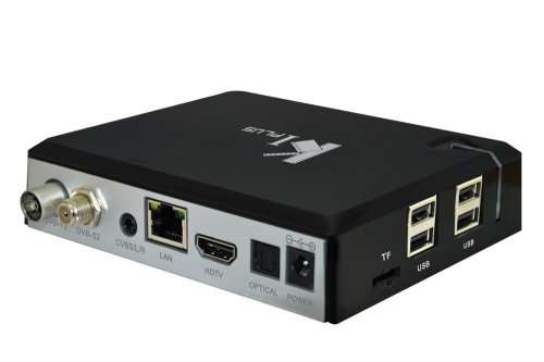 K1 PLUS DVB-S2/T2 S905 4-Core 1G/8G WiFi LAN HDMI 3D AirPlay Android 5.1 Internet TV Streaming Box