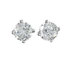 18ct DIAMOND STUD EARRINGS 0.52ct