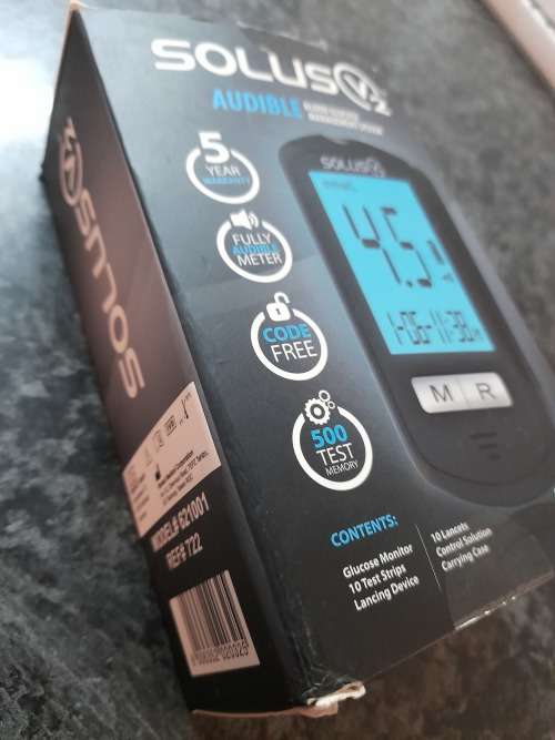 Solus V2 Glucometer Blood Sugar Management system