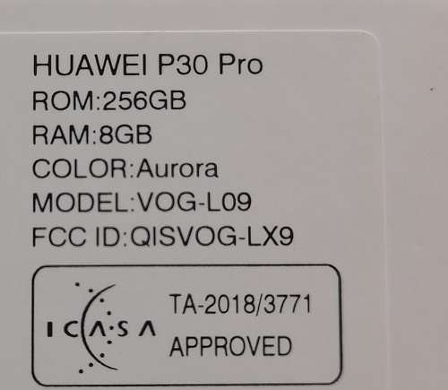 Huawei P30 Pro *screen damage*