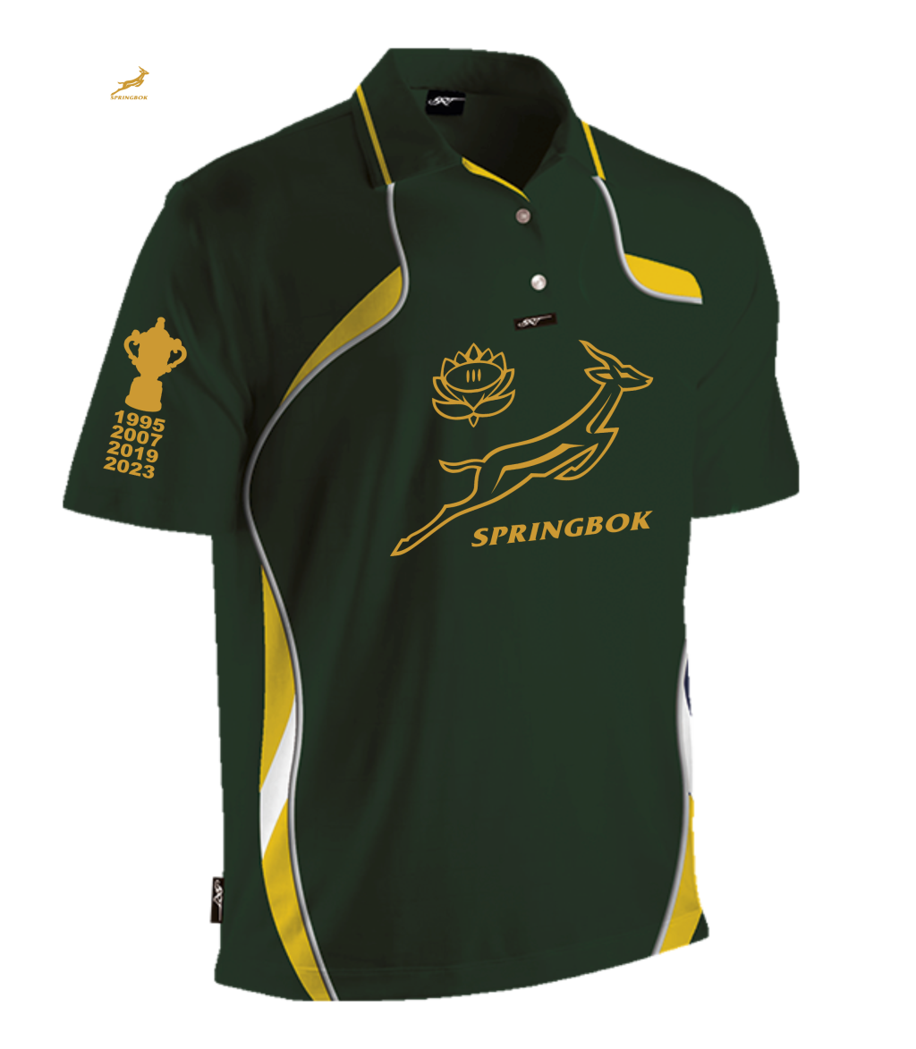Springbok Rugby Supporter Reflect golf shirt1
