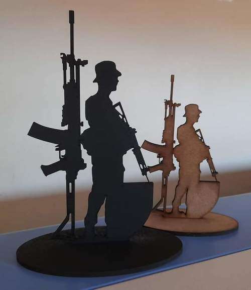 SADF Troepie Plaque stand for your Unit Flash