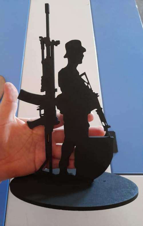 SADF Troepie Plaque stand for your Unit Flash