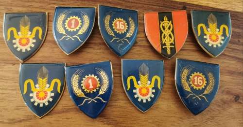 Mixed lot of SADF Flashes not in the best condition