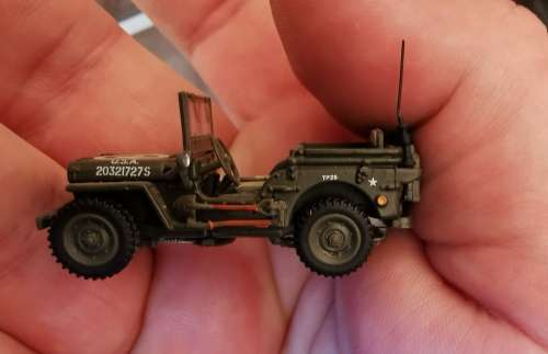 *Crazy R1 Auction* Small High detailed Army Jeep