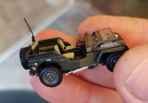 *Crazy R1 Auction* Small High detailed Army Jeep