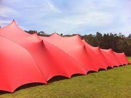 100% - Waterproof - Stretch Tents - Polyester - No Poles- 5m x 5m
