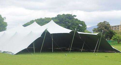 100% Waterproof -  Premium - 3 Ply tents - White - 5x5m - No Poles