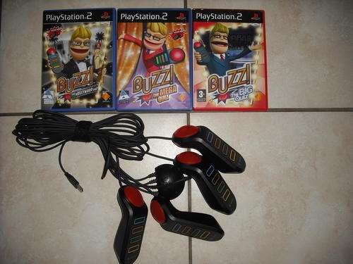 BUZZ BUNDLE FOR SONY PS2 (Like New)