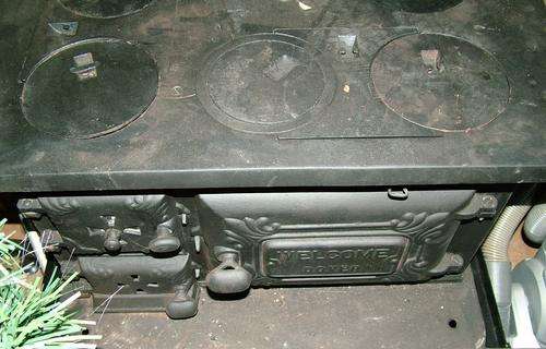 Dover Coal Stove 5 plate with oven***great condition***