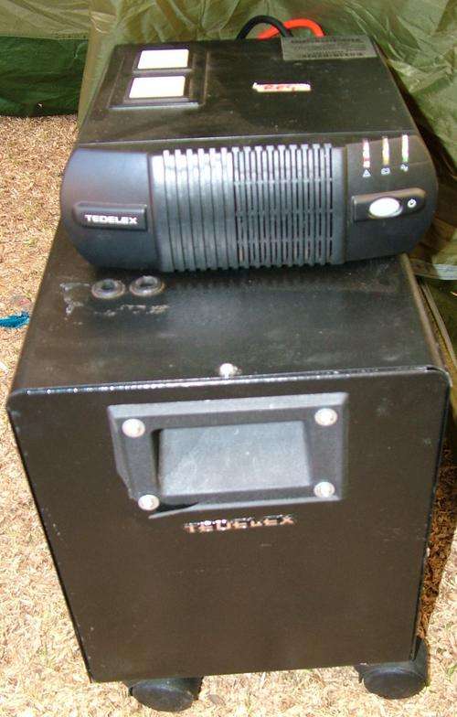 TEDELEX 1000VA 600 WATT INVERTER/UPS with battery