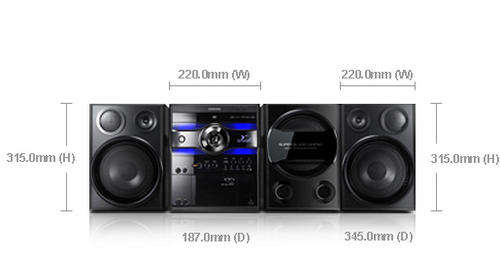 SAMSUNG MAX DG54 HI-FI SYSTEM: Incredible powerful sound that will blow you away