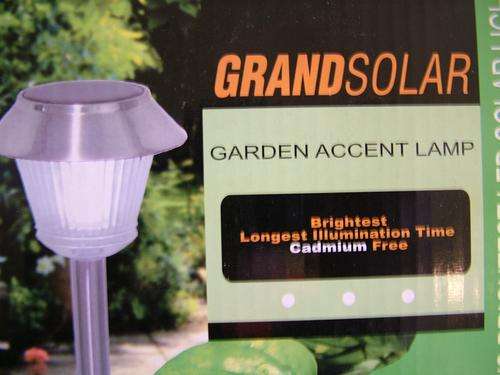 GRANDSOLAR GARDEN ACCENT LAMP : LED SOLAR GARDEN LIGHT