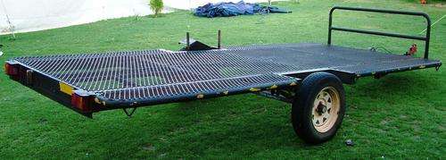 FLATBED TRAILER FOR SALE 4m x 1,9m  : WITH PAPERS