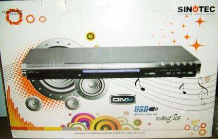 SINOTEC 5.1 KARAOKE DVD PLAYER  : DIVX , DVD VIDEO, KODAK, JPEG , USB  ;used as display IN BOX  (J)