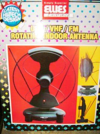 ELLIES UHF/VHF/FM ROTATING INDOOR ANTENNA (K) : USED AS DISPLAY