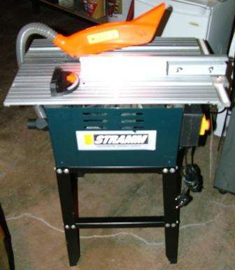 TABLE SAW  250 MM ; table size 430 x 625mm / table height 870mm : new sealed in box