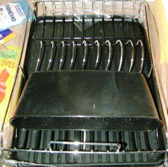 3 PIECE CHROME DISH RACK