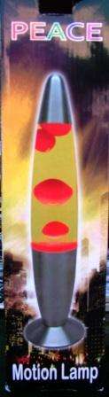 PEACE Motion Lamp ; USED AS DISPLAY