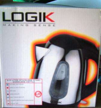 LOGIK STAINLES STEEL 2L CORDLESS KETTLE