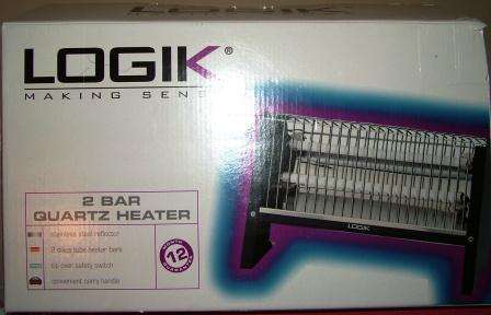 2 BAR QUARTZ HEATER : USED AS DISPLAY