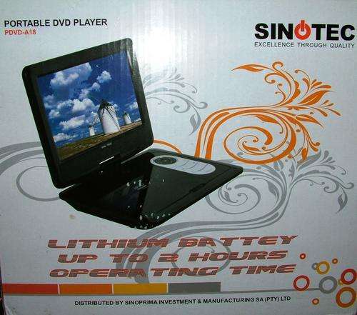 SINOTEC  PORTABLE  DVD PLAYER PDVD-A18:  USED AS DISPLAY GOOD AS NEW