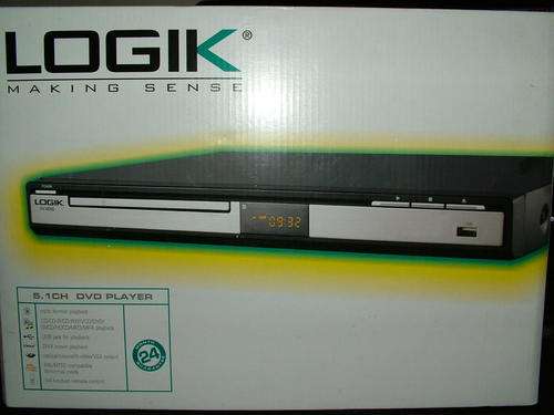 LOGIK DVD 8050  PLAYER 5.1CH * used as display*GOOD AS NEW IN ORIGINAL BOX