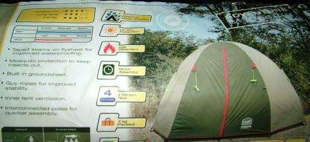 CAMPMASTER 4 PERSON DOME TENT