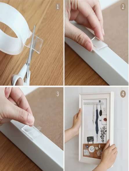 Transparent Nano-tape Washable Reusable Double-Sided Tape Adhesive Nano Traceless (10m)