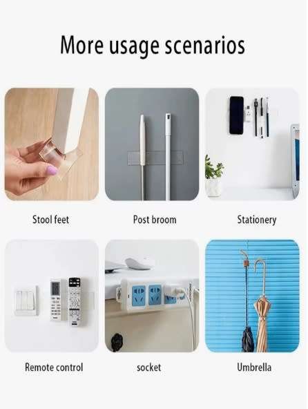 Transparent Nano-tape Washable Reusable Double-Sided Tape Adhesive Nano Traceless (10m)